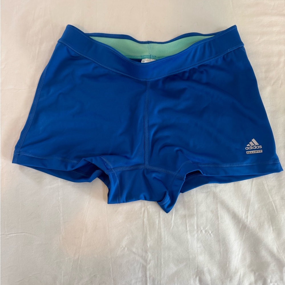 Adidas Women's Vibrant Blue Athletic Shorts